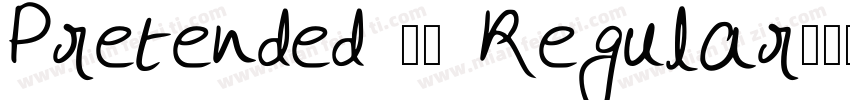 Pretended 04 Regular字体转换